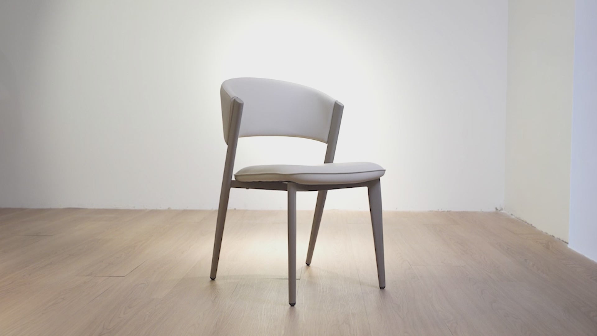 Load video: Arne Dining Chair - Beige
