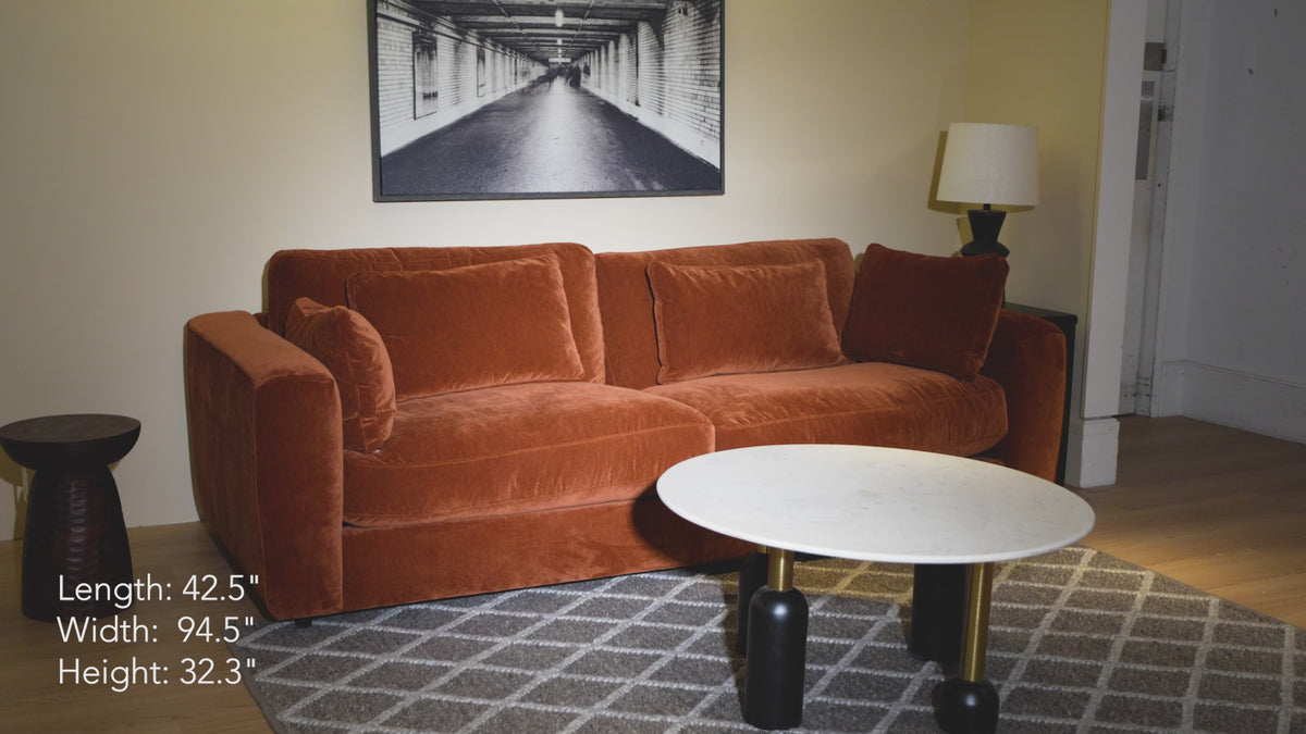Load video: Maurice 3-Seater Lounge Sofa