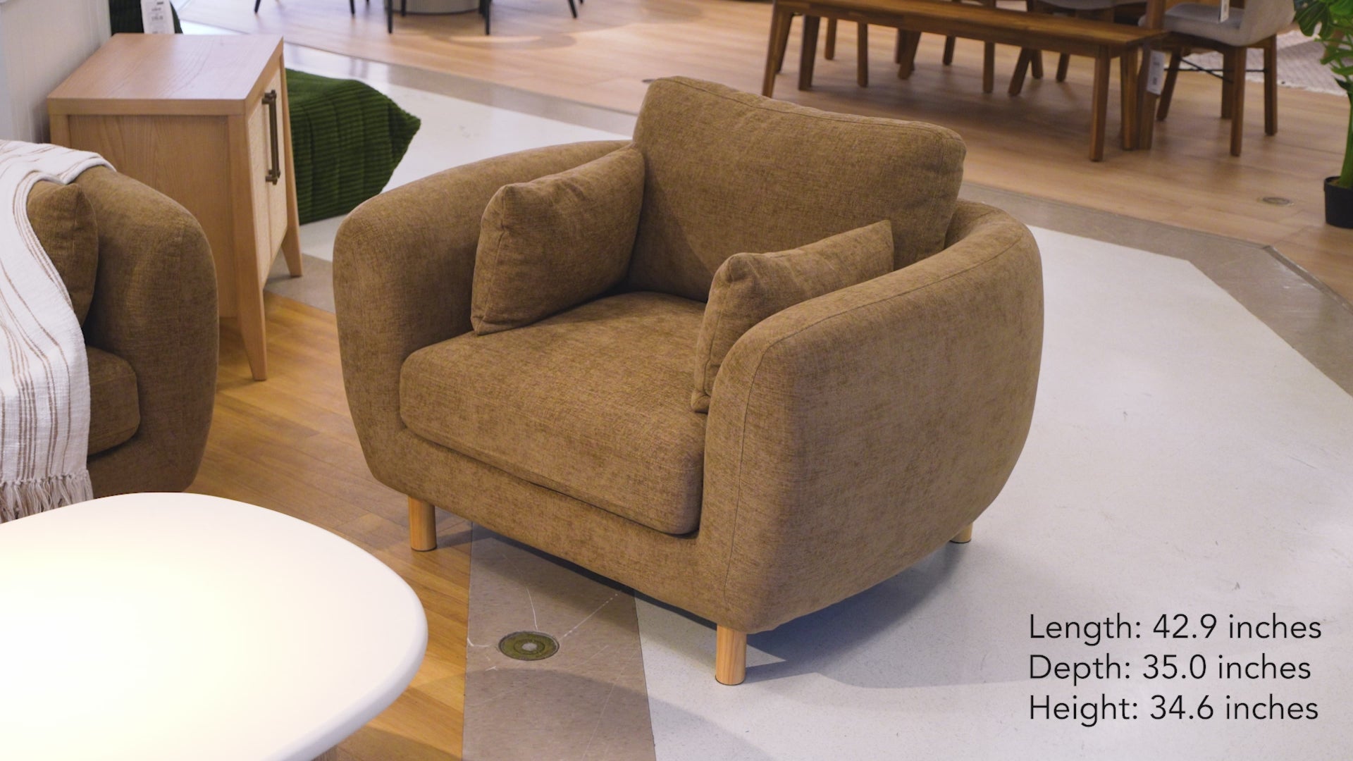 Load video: Anya Accent Chair