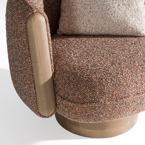 Aylin Curved Accent Chair