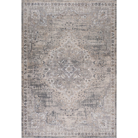 Rio Grey Abstract Swirl Area Rug