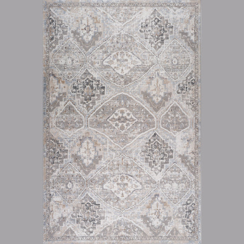 Rio Beige Diamond Trellis Area Rug