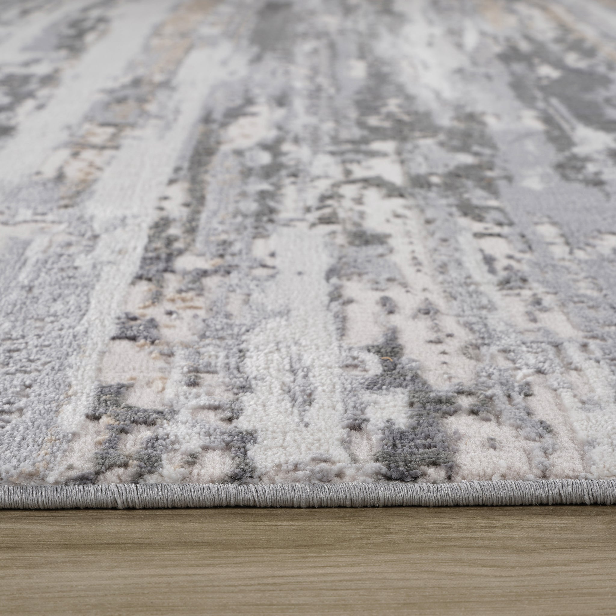 Rio Elegant Beige Abstract Area Rug