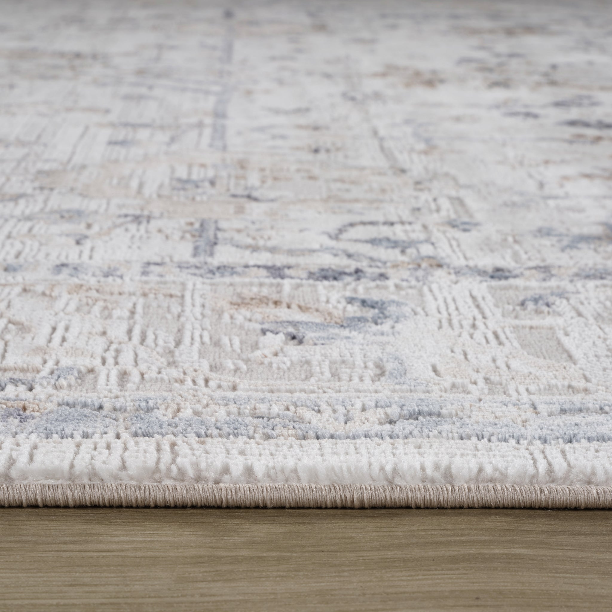 Rio Beige Abstract Lines Area Rug
