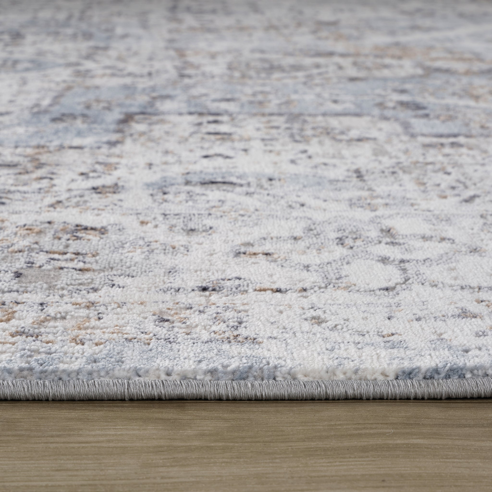 Rio Grey Linear Modern Area Rug