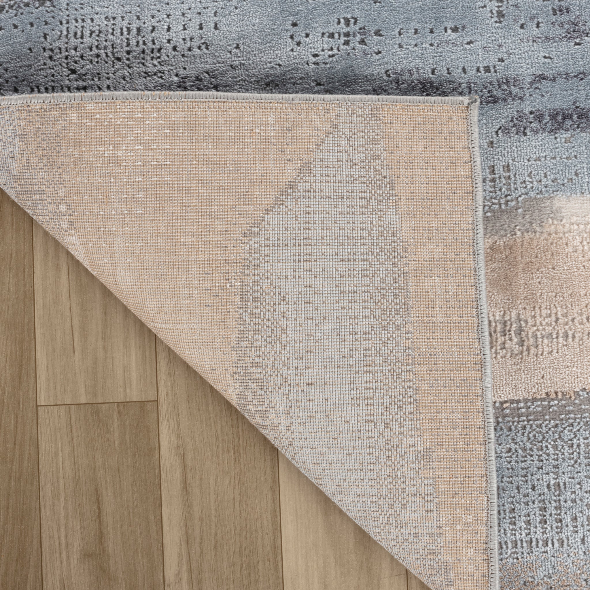 Rio Blue Geometric Modern Area Rug