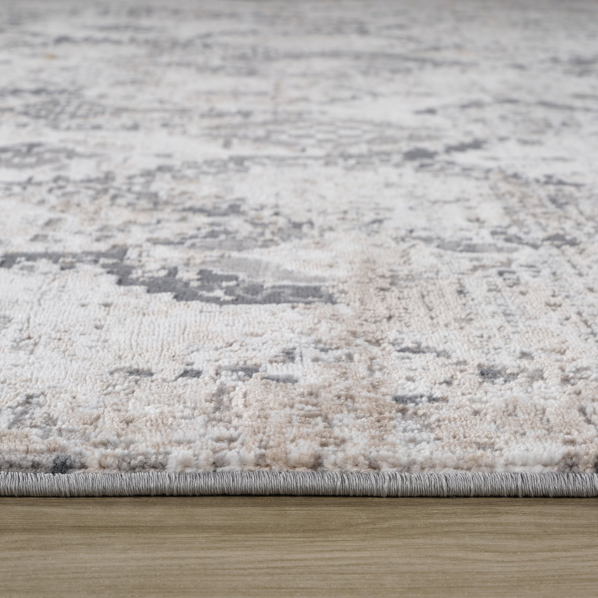 Rio Beige Classic Patchwork Area Rug