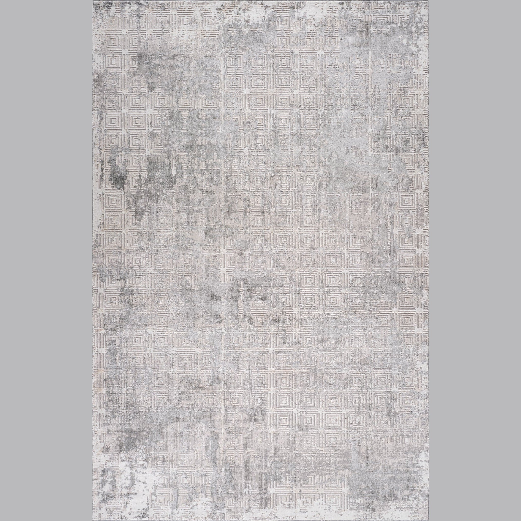 Modern Geometric Trellis Area Rug – 7' x 10'