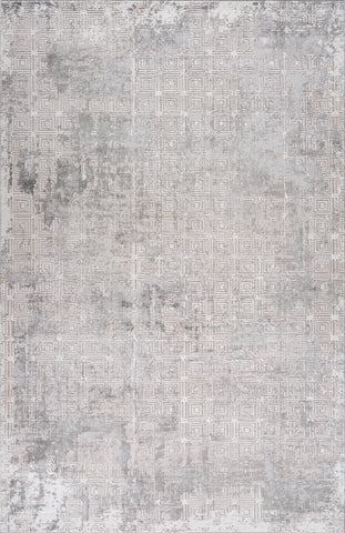 Modern Geometric Trellis Area Rug – 7' x 10'
