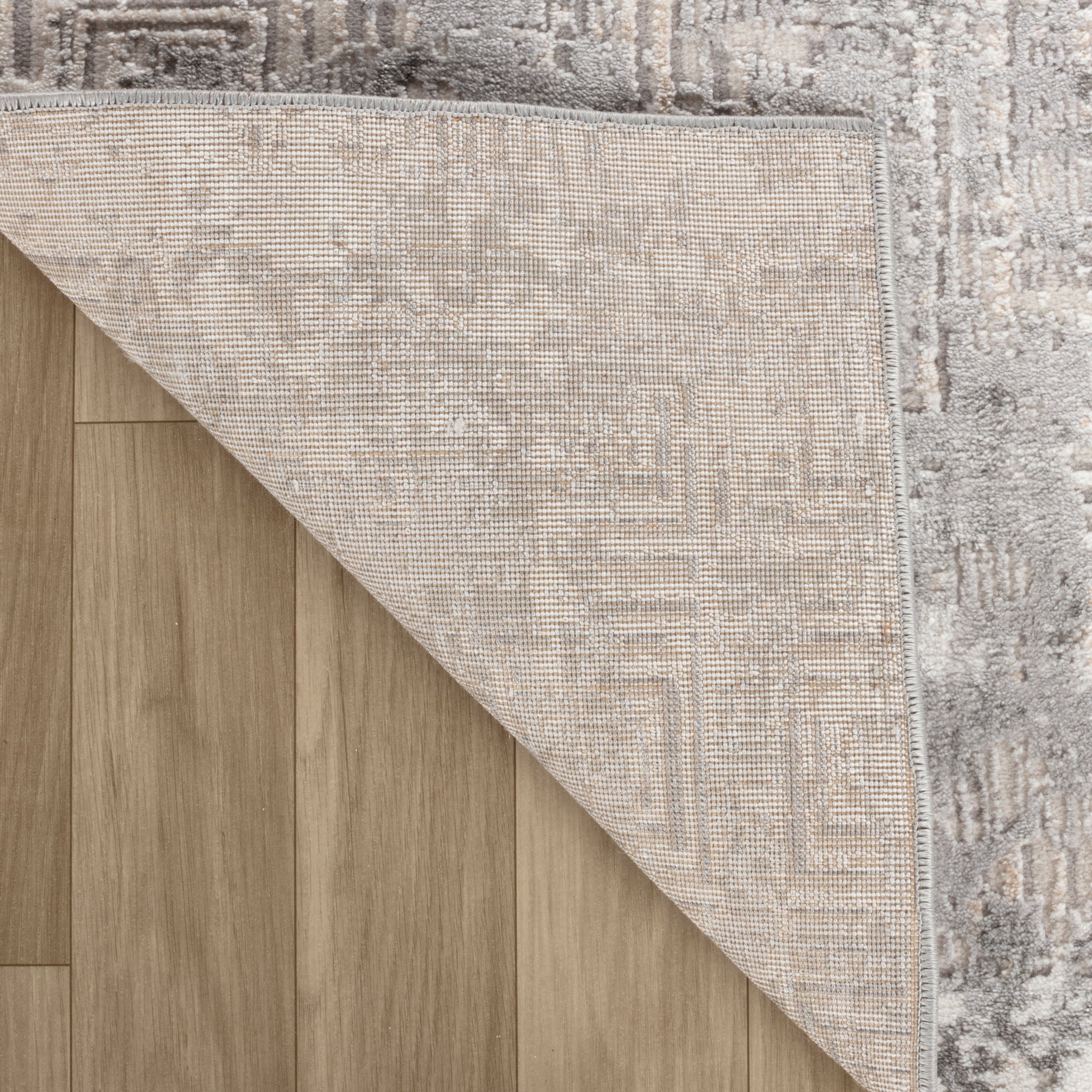 Rio Contemporary Grey Lattice Area Rug