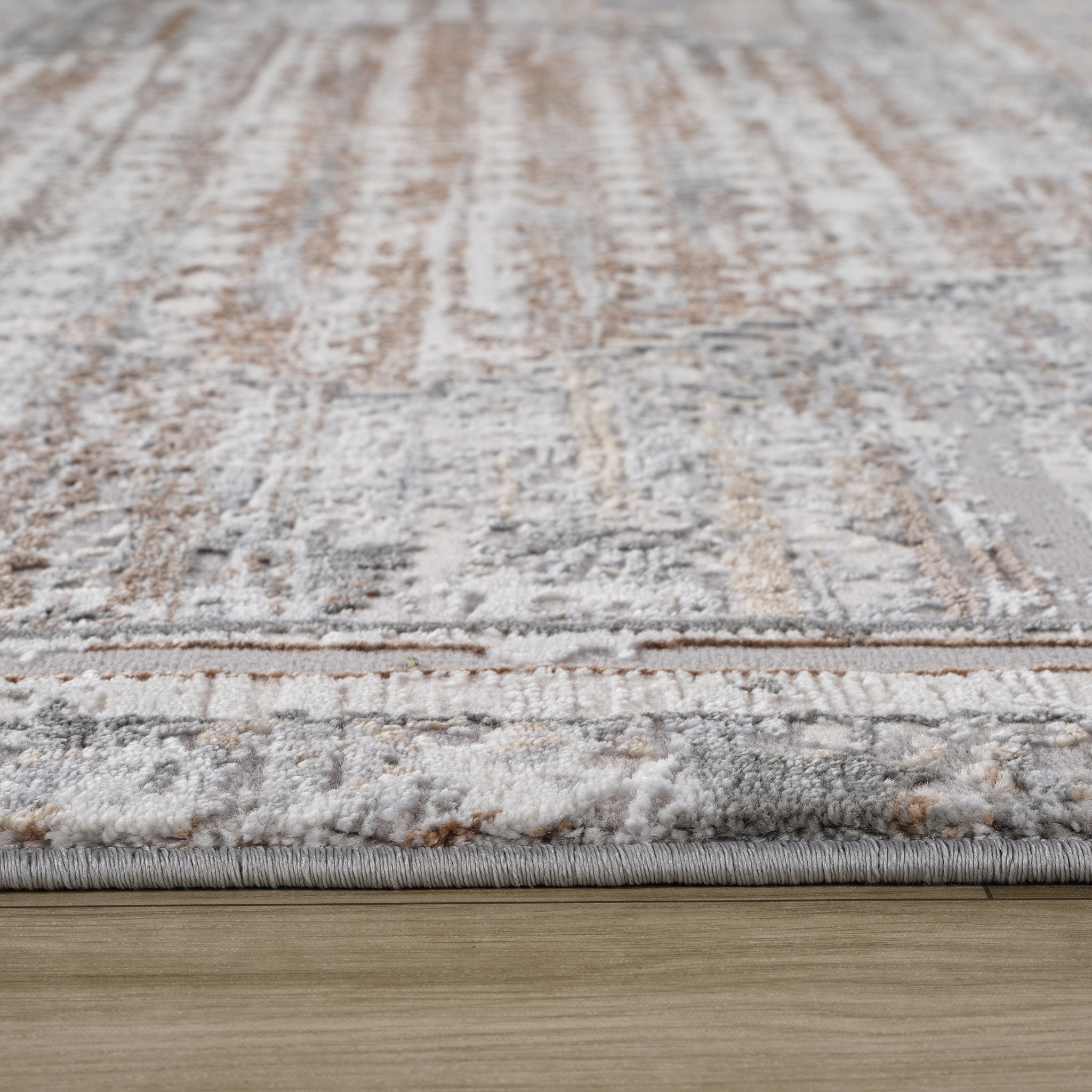 Rio Modern Brown Geometric Area Rug