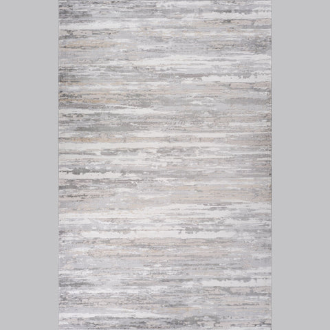 Rio Grey Abstract Lines Area Rug