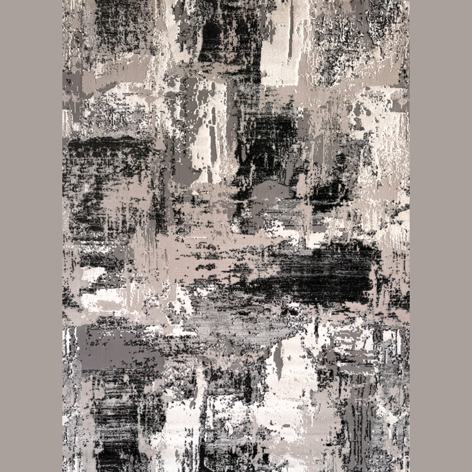 Rio Grey Contemporary Textured Area Rug