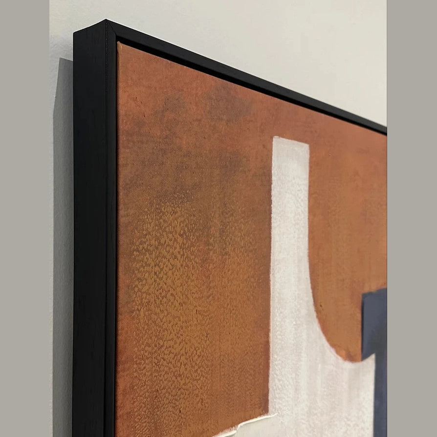 Rustic Rhythms II Hand-Painted  Framed Canvas Wall Art