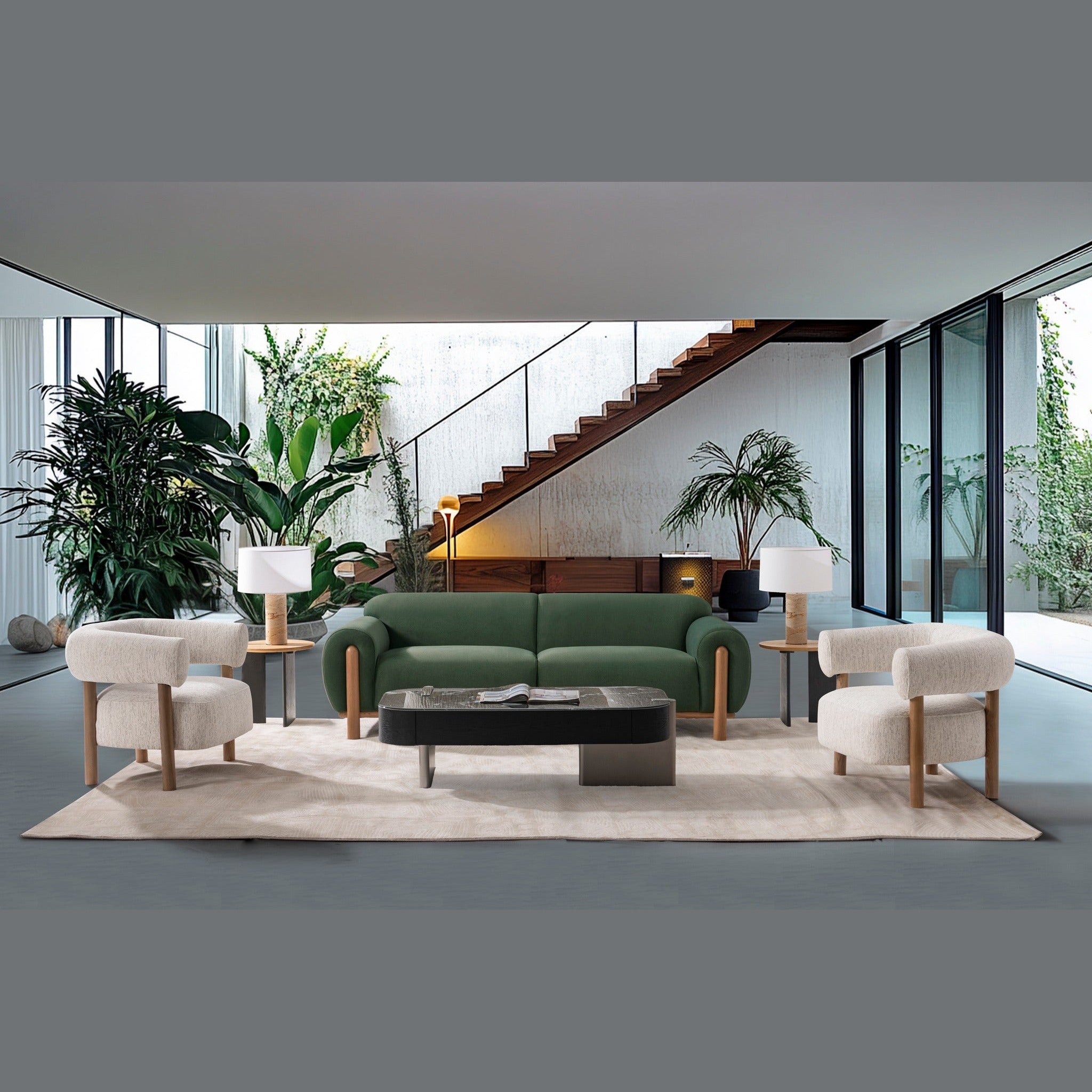 Elowen Premium Velvet Sofa