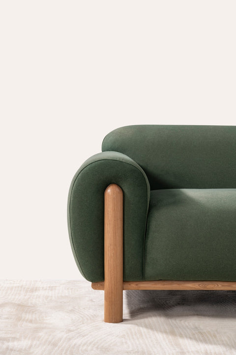 Elowen Sofa - Green Velvet