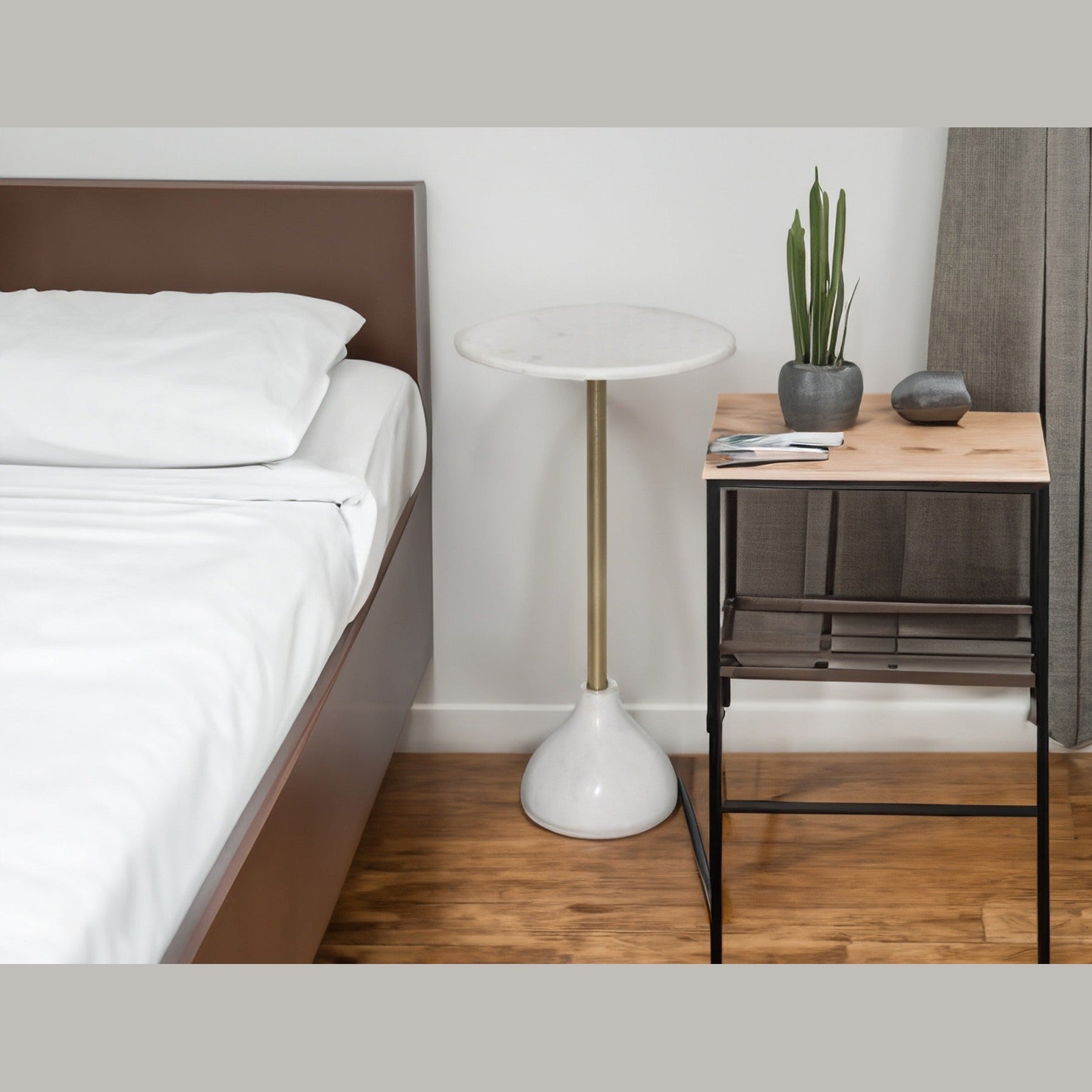 JILYN Marble Drink Table