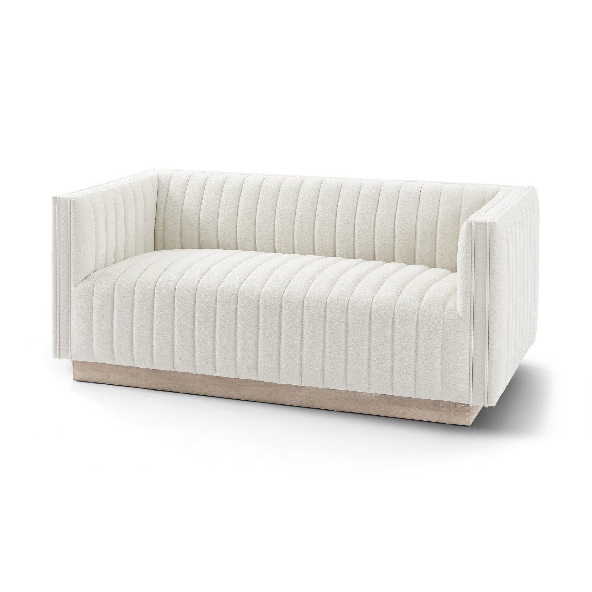 Elba Mid Century Loveseat - Tuscany Cream