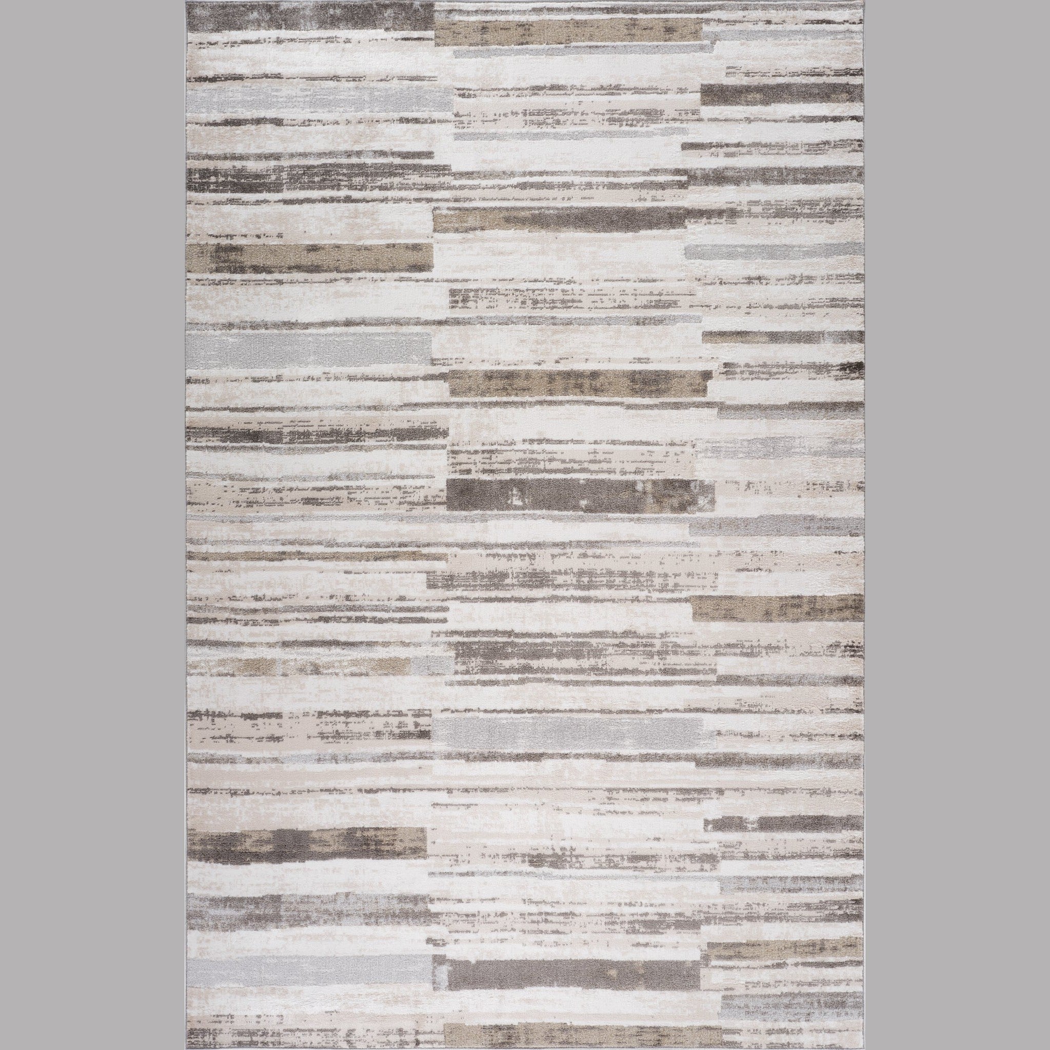 Siena Contemporary White Textured Area Rug