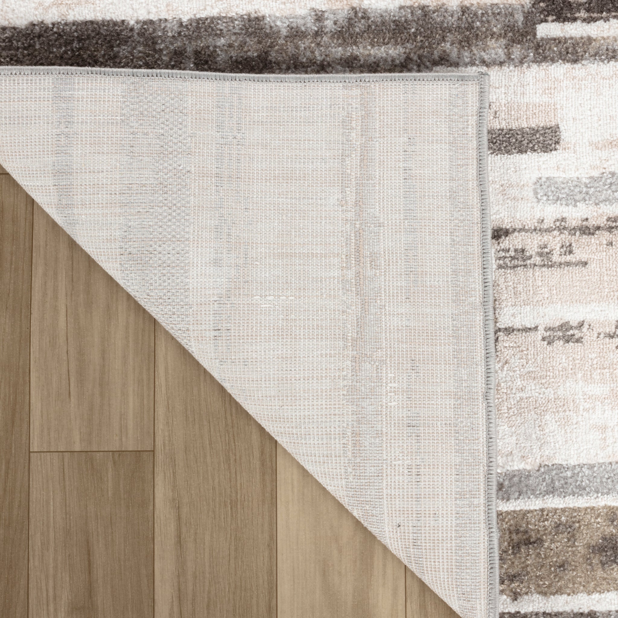 Siena Contemporary White Textured Area Rug