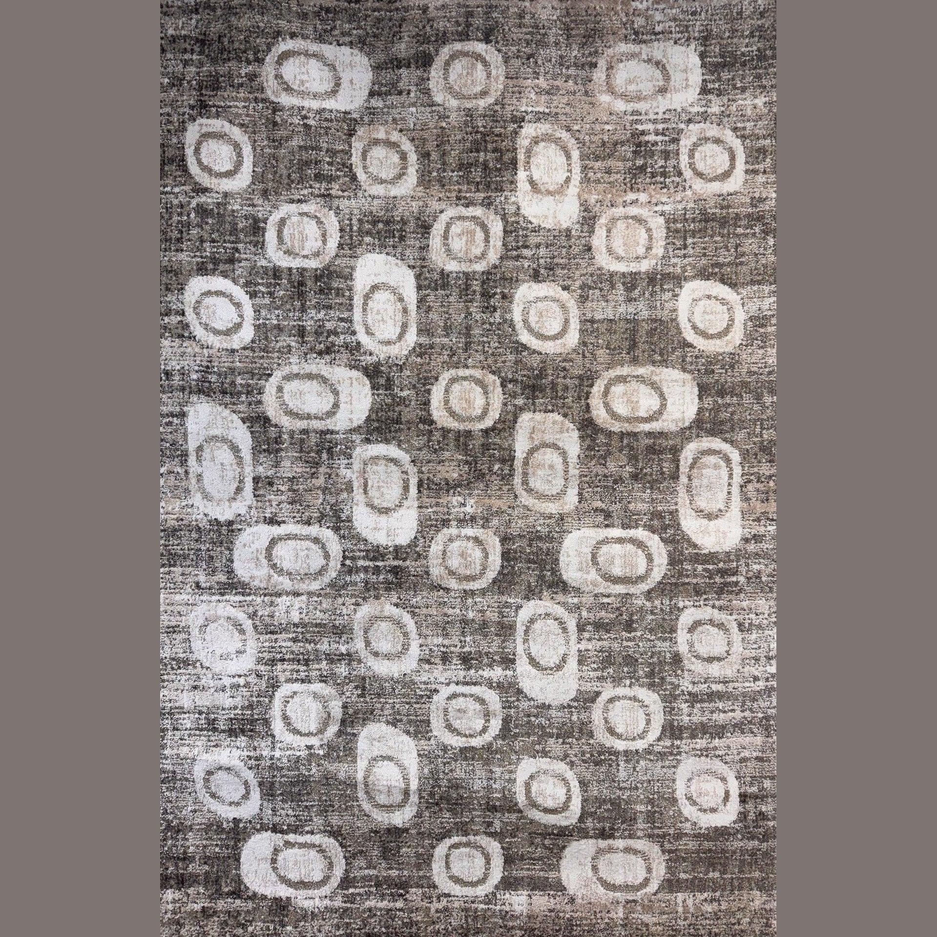 Siena Textured Grey Modern Area Rug