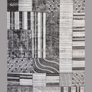 Siena Grey Modern Textured Area Rug