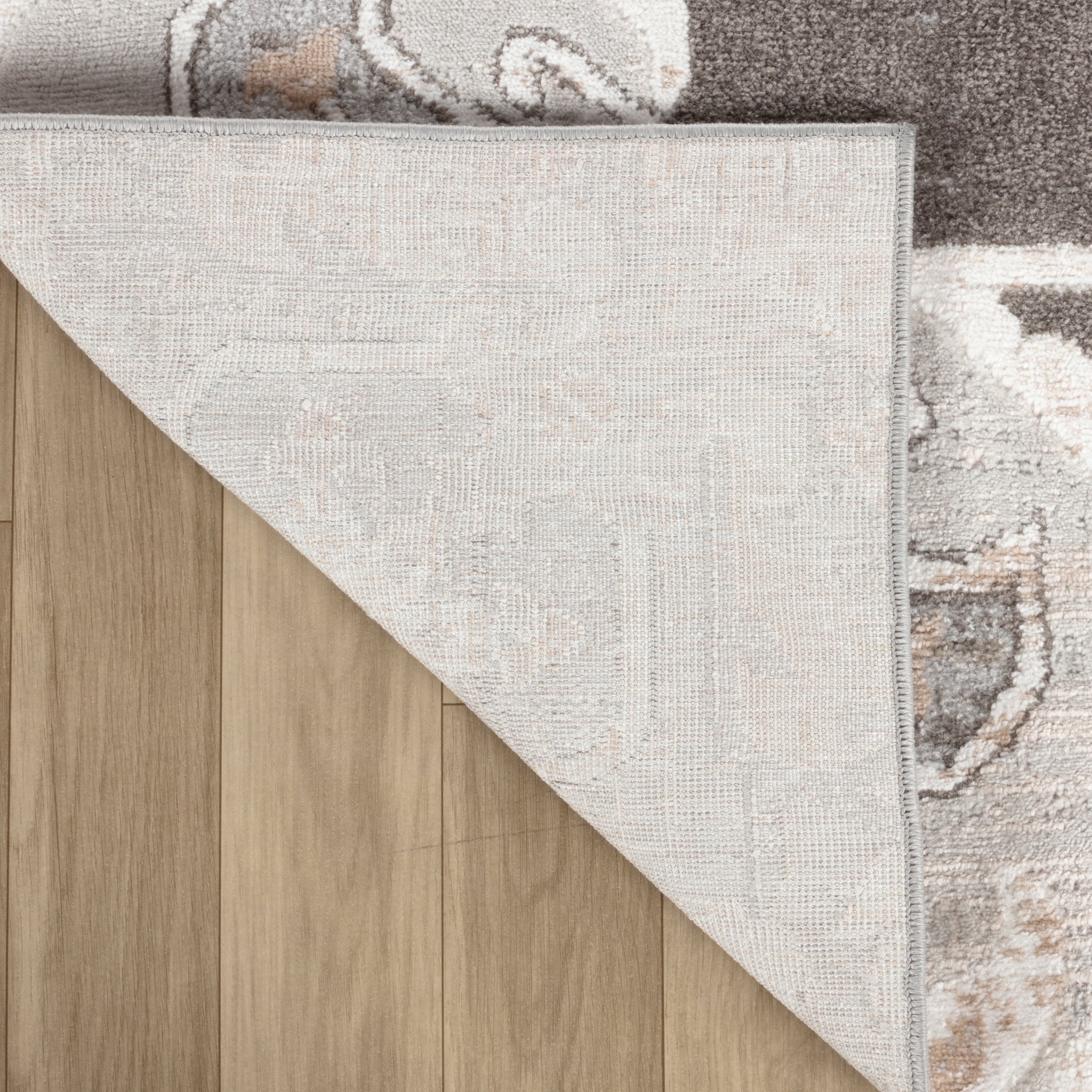 Siena Grey Abstract Modern Area Rug