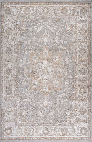 Siena Soft Touch White Floral Rug