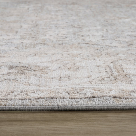 Siena Soft Touch White Floral Rug
