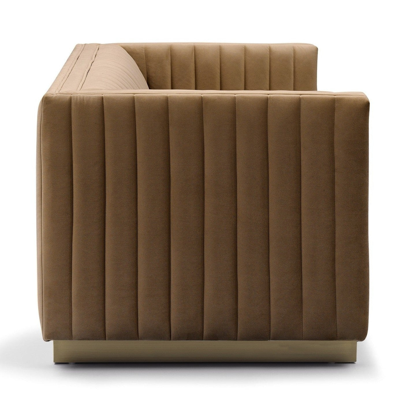 Elba Mid Century Loveseat - Velvet Bronze
