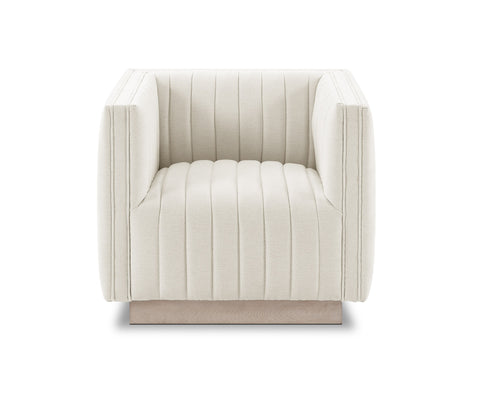 Elba Mid Century Chair - Tuscany Cream