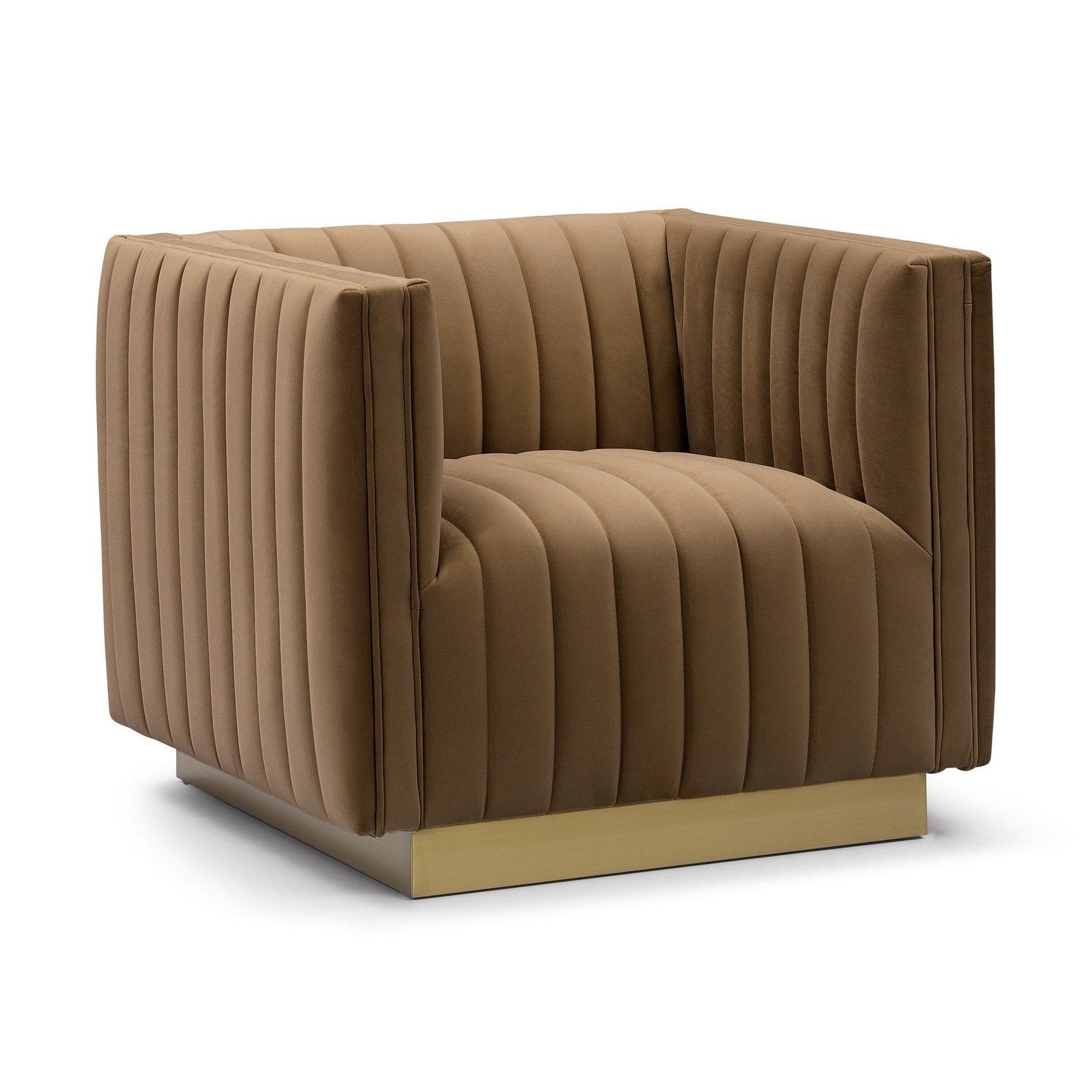 Elba Mid Century Chair - Velvet Bronze