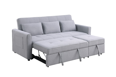 Skylar Sofa Sectional Sleeper- Grey