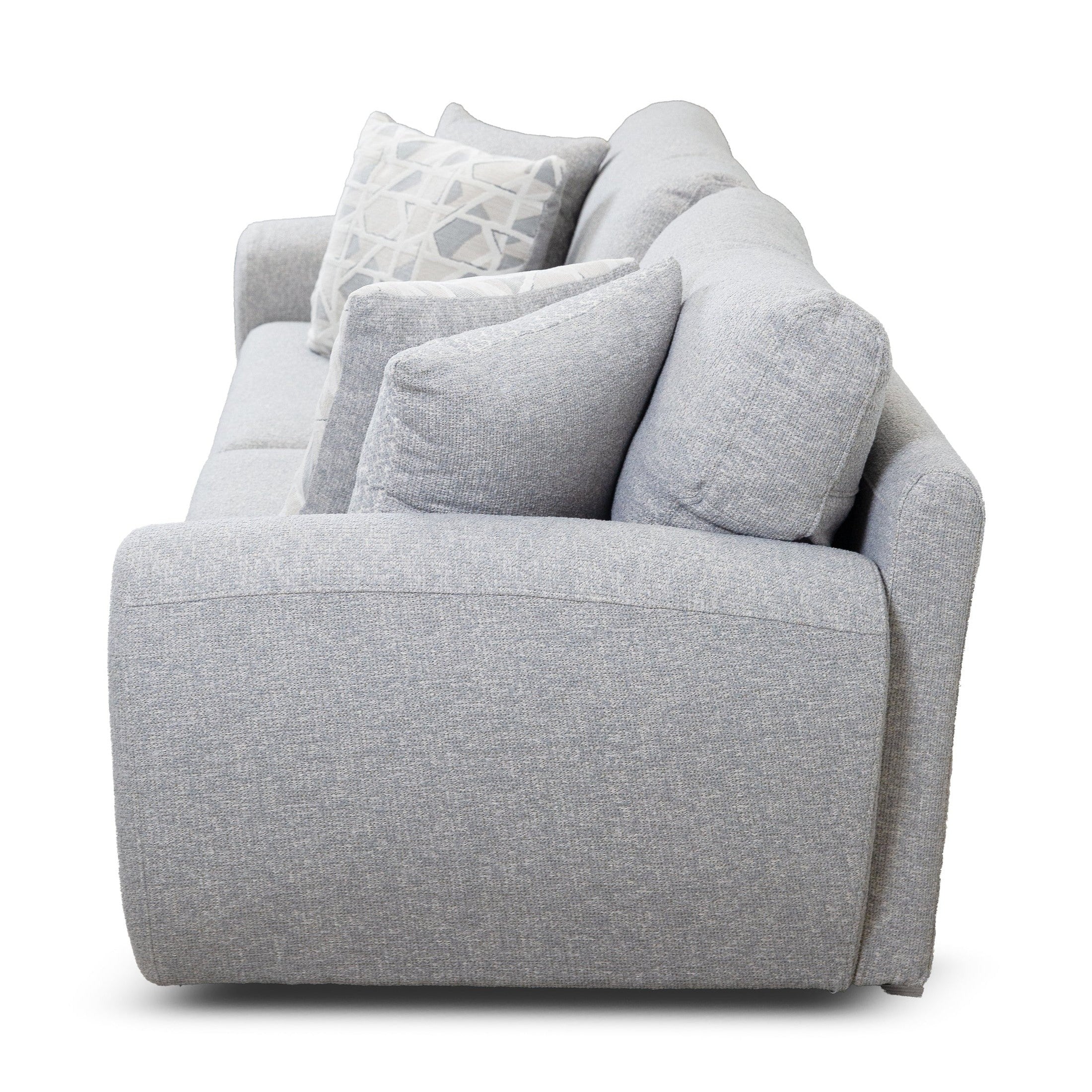 Gino Condo Sofa with 4 Toss Pillows