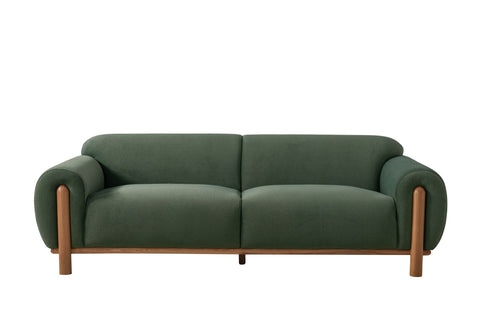 Elowen Sofa - Green Velvet