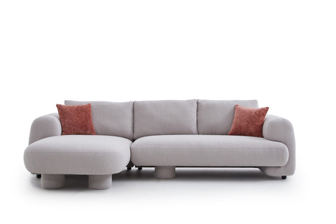 Odessa Sectional - Light Grey