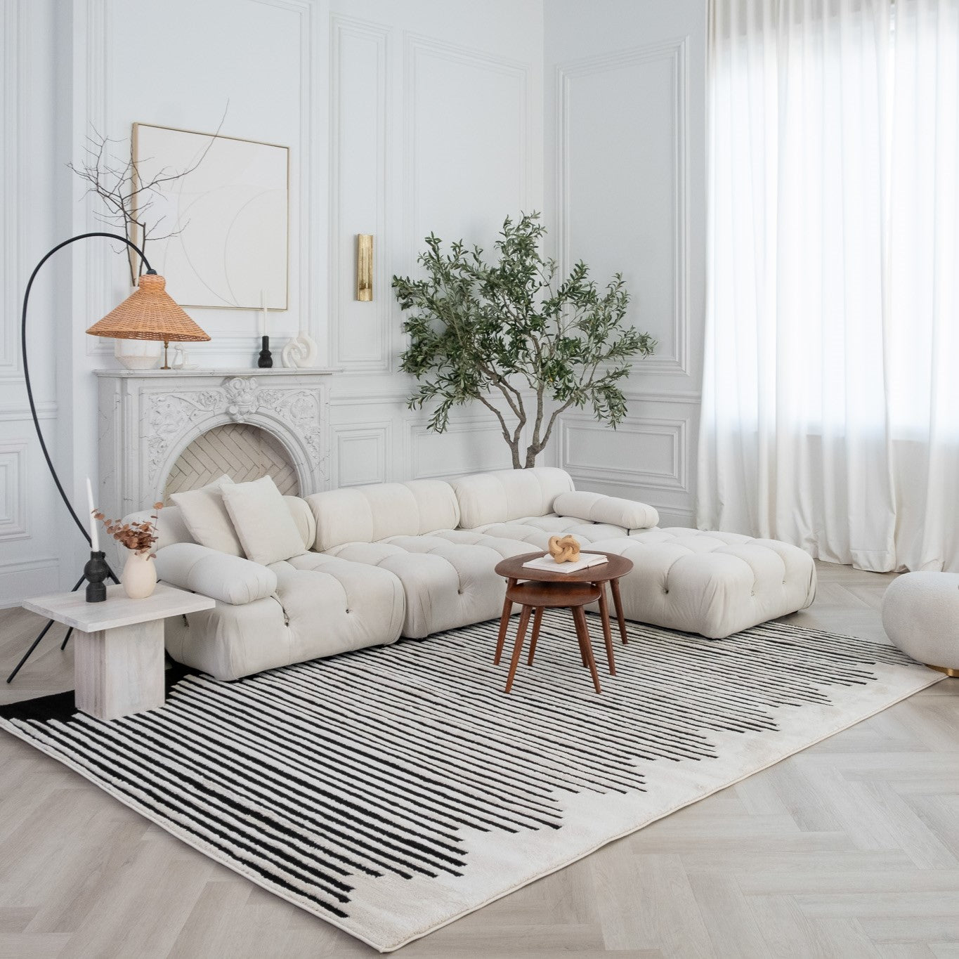 Terra Cream Ornate Vintage Area Rug