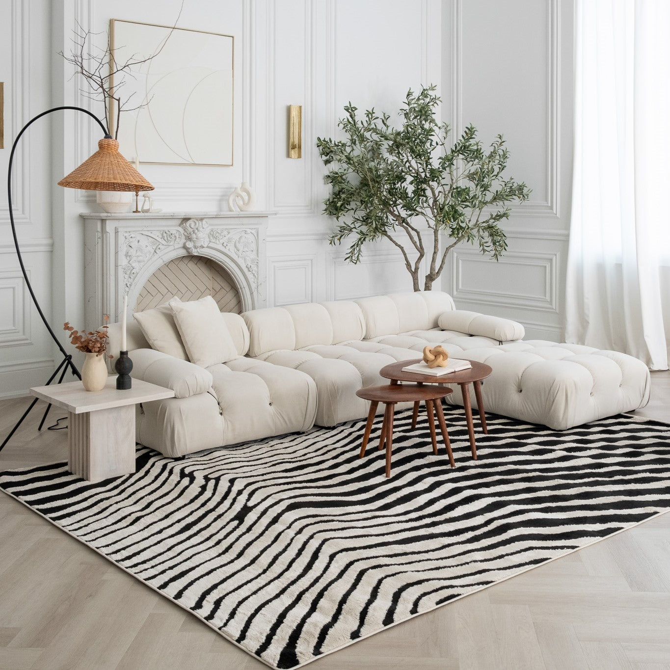 Terra Cream Medallion Vintage Area Rug
