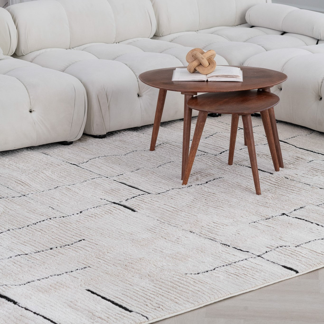 Terra Cream Vintage Medallion Area Rug