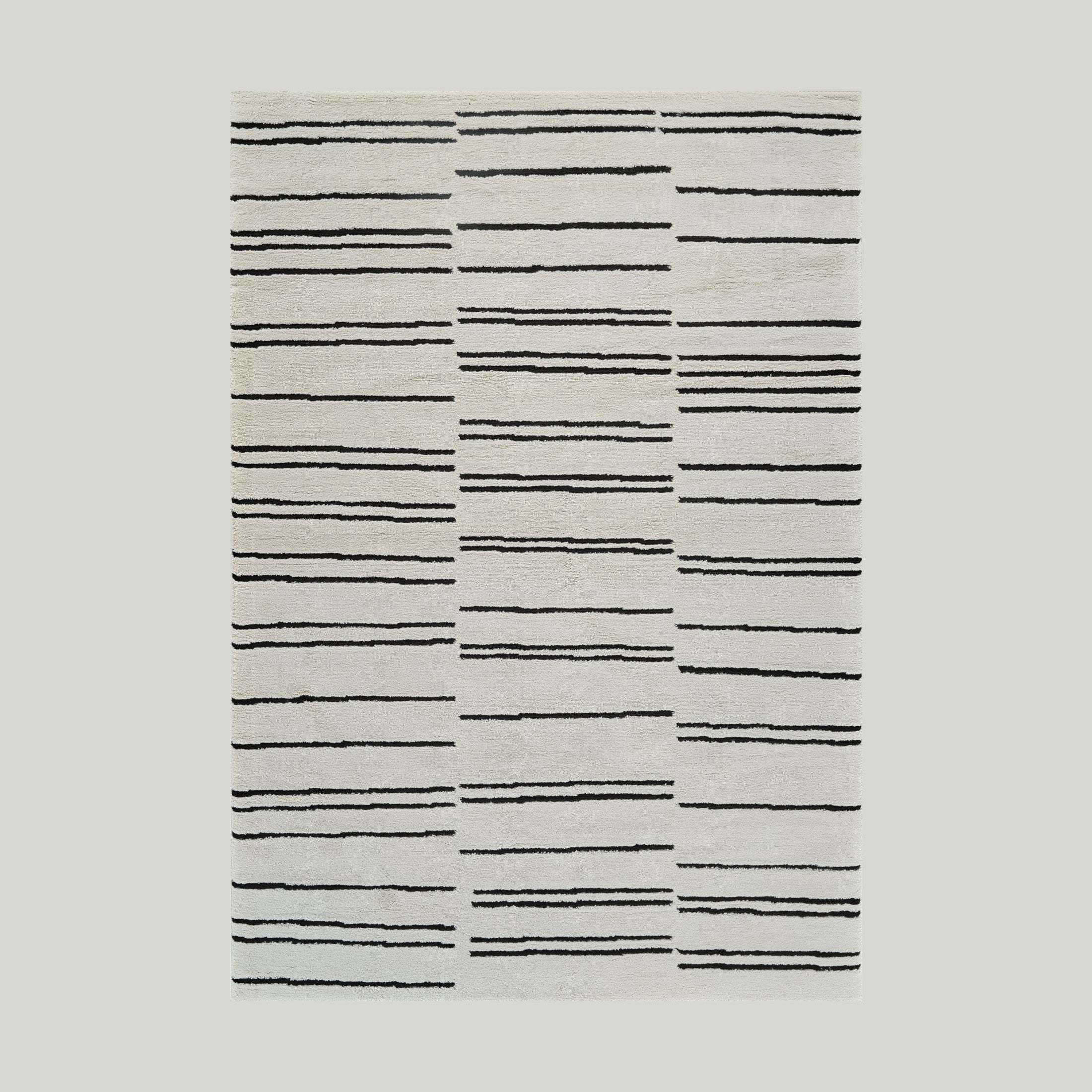 Terra Cream Geometric Trellis Area Rug