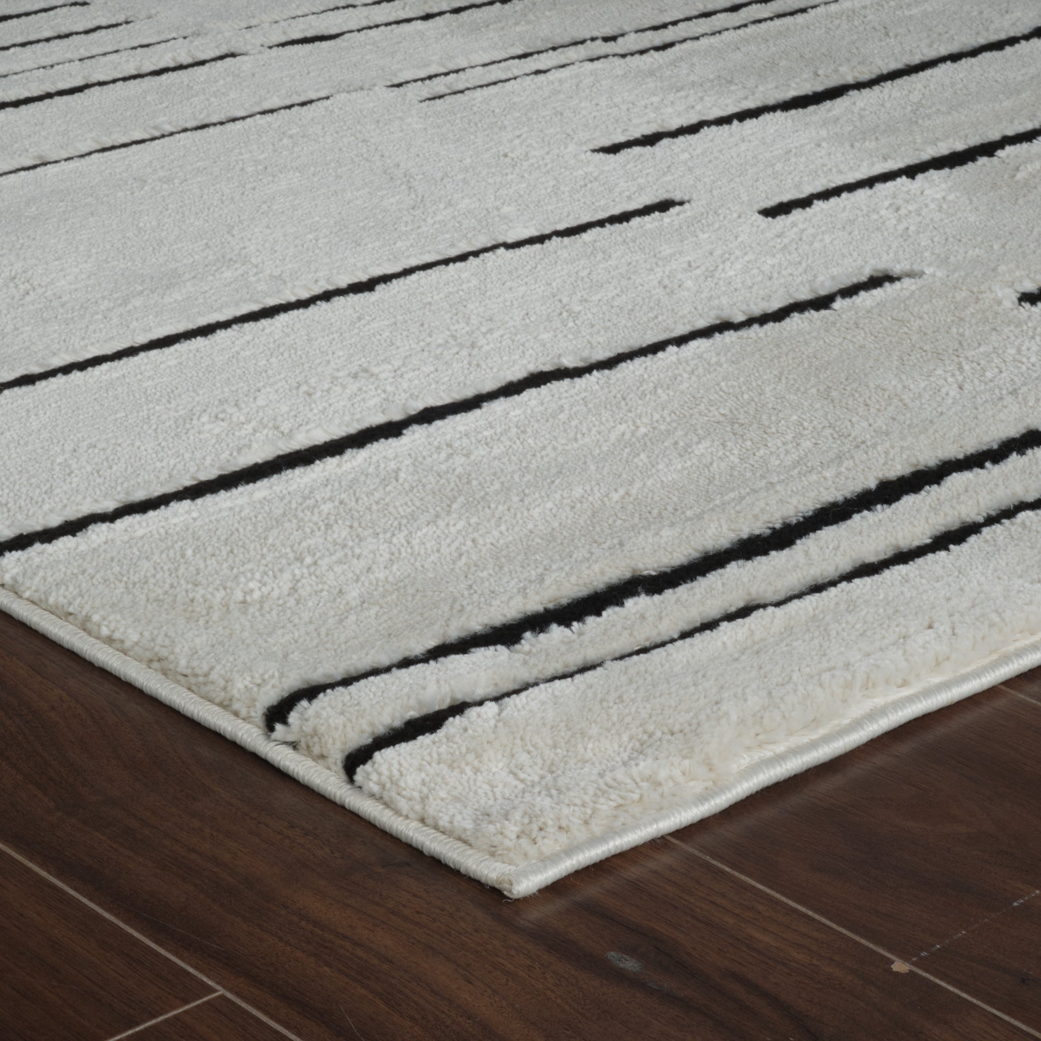 Terra Cream Geometric Trellis Area Rug