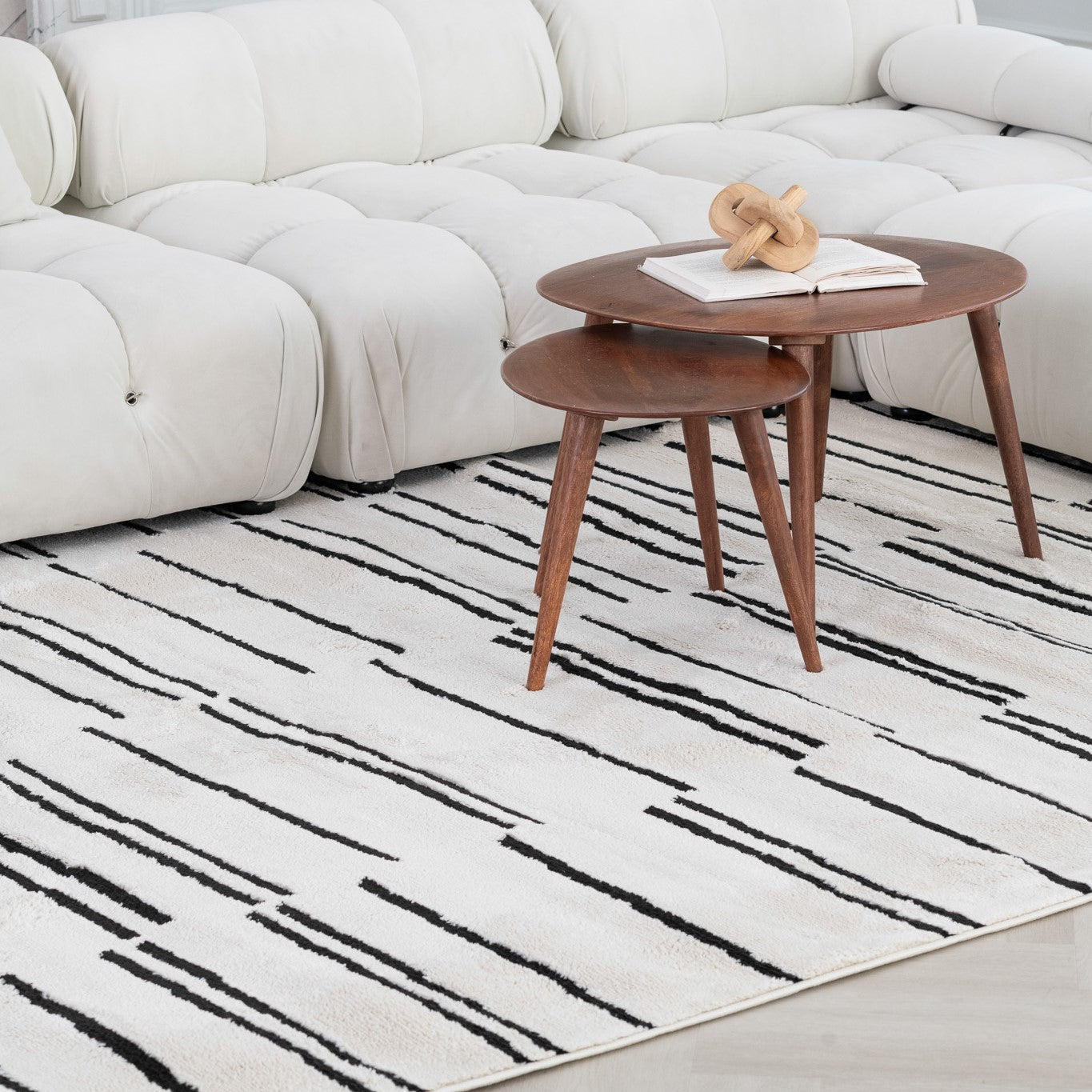 Terra Cream Geometric Trellis Area Rug