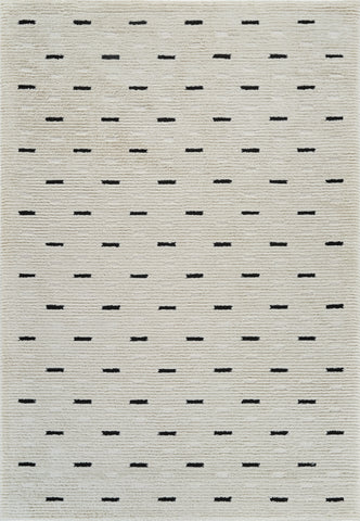 Terra Cream Minimal Dot Rug – 5x8