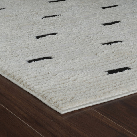 Terra Cream Minimal Dot Rug – 5x8