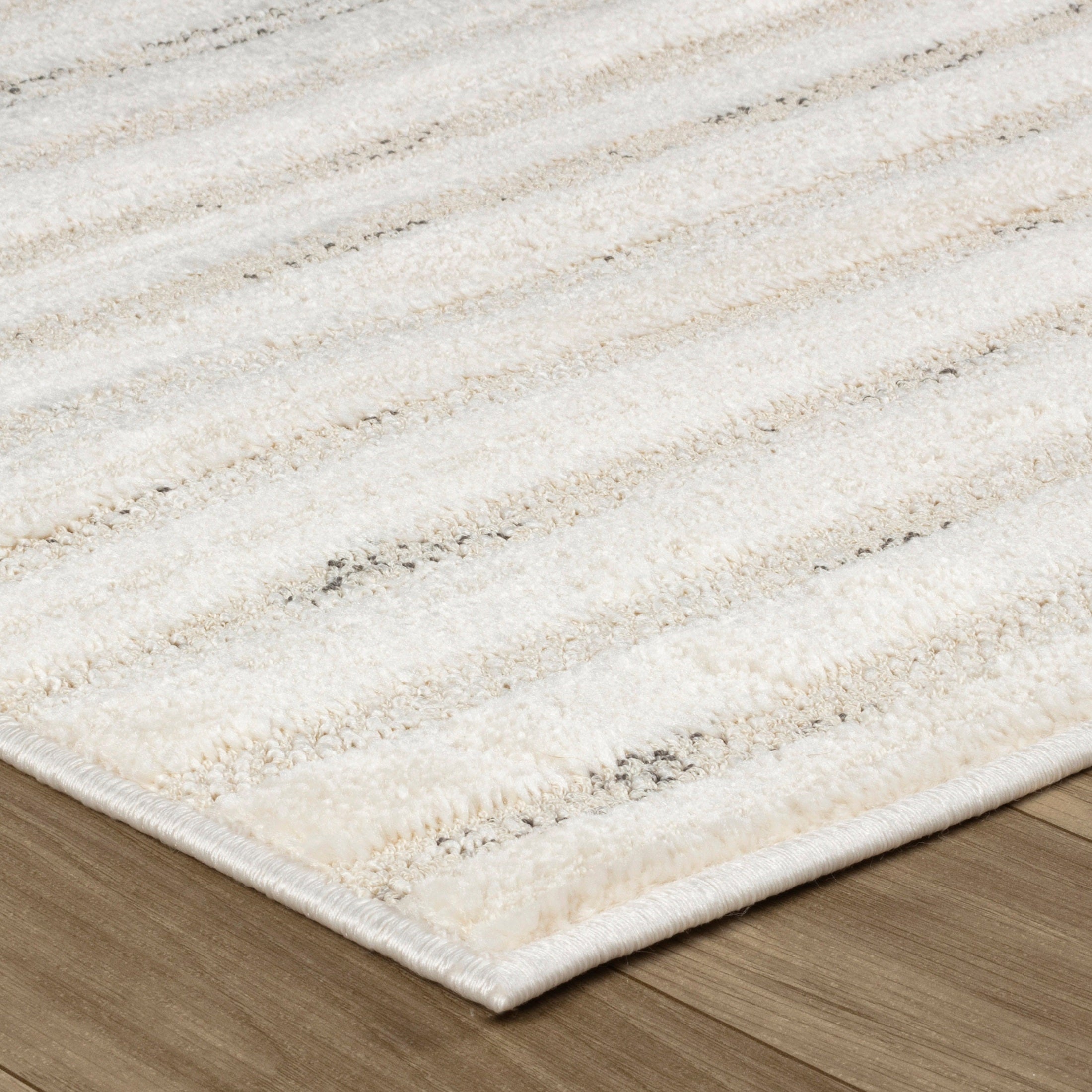 Tulum Beige Geometric Indoor Area Rug