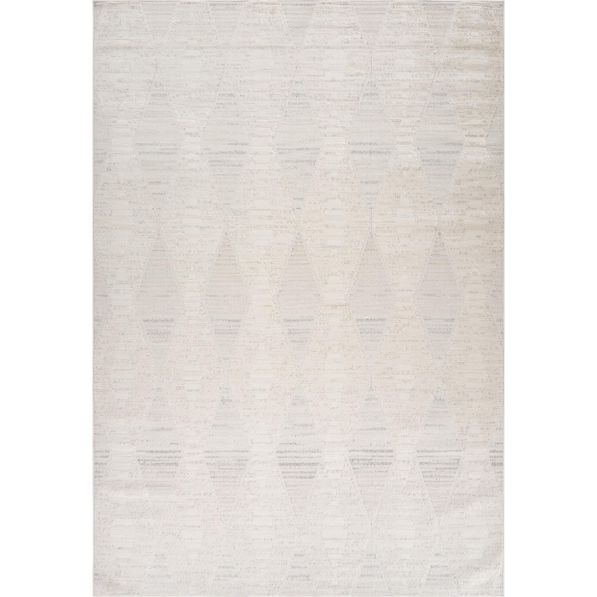 Tulum Cream Tribal Diamond Area Rug