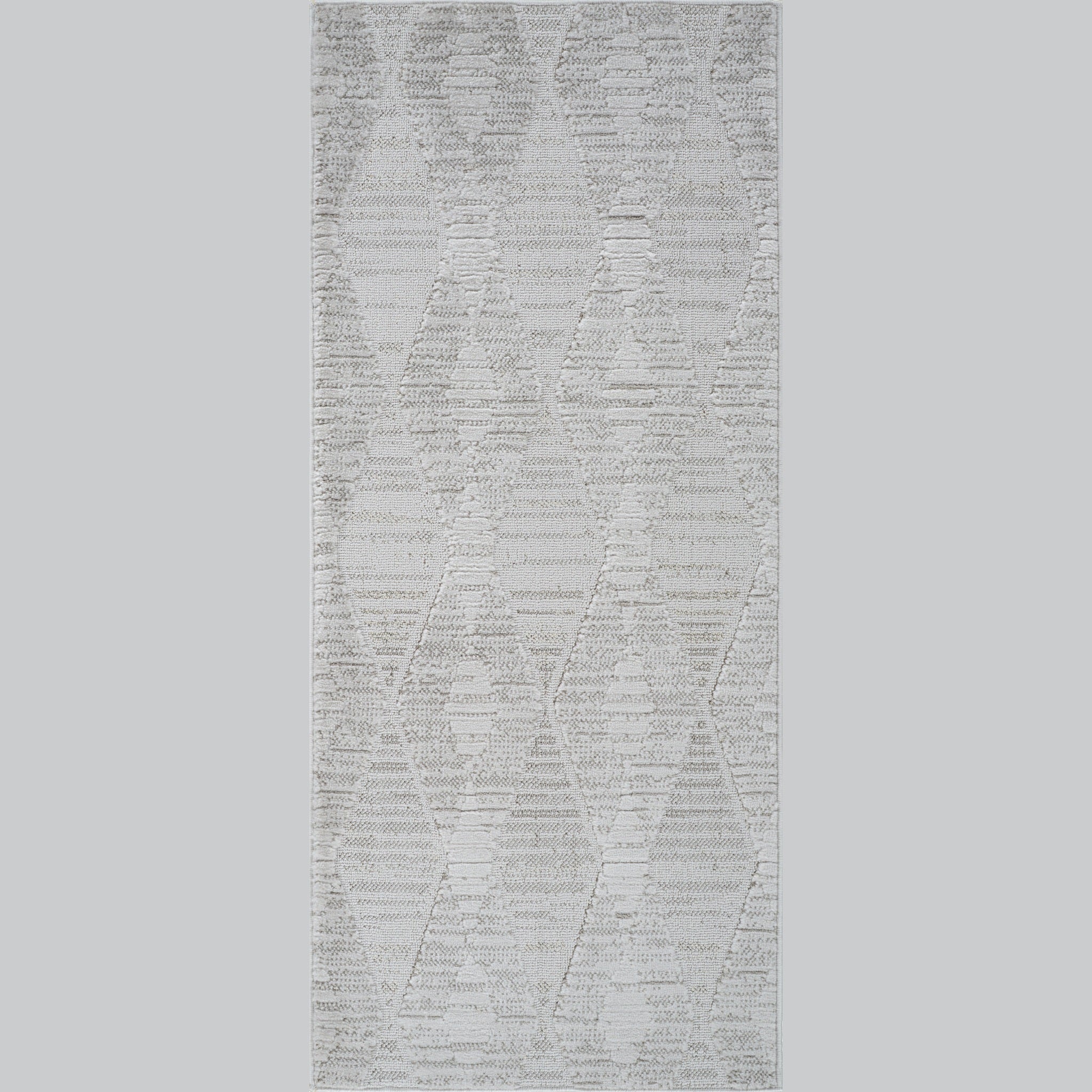 Tulum Grey Diamond-Inspired Area Rug