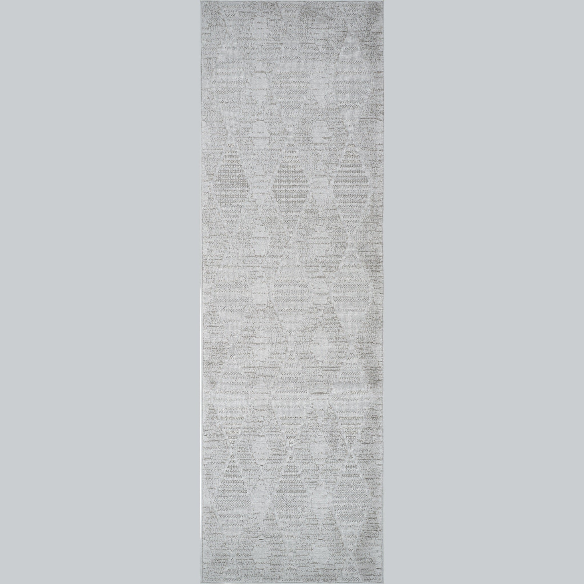 Tulum Grey Diamond-Inspired Area Rug