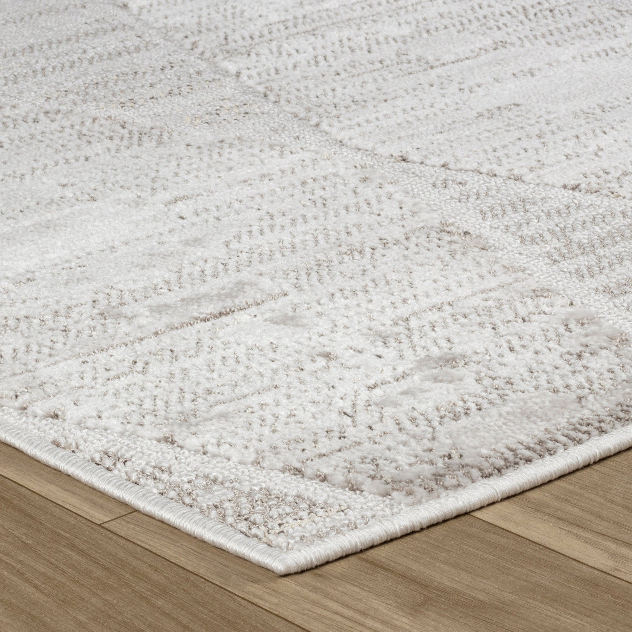 Tulum Grey Diamond-Inspired Area Rug