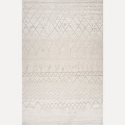 Tulum Beige Textured Moroccan Area Rug
